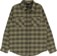 Burton Favorite Long Sleeve Flannel - forest moss buffalo plaid