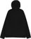 Burton Crown Weatherproof Fleece Full Zip Hoodie (Closeout) - true black - reverse