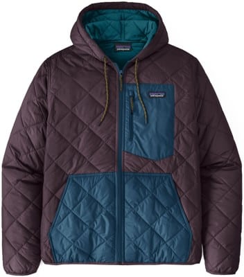 Patagonia Diamond Quilt Bomber Hoody Jacket - obsidian plum - view large