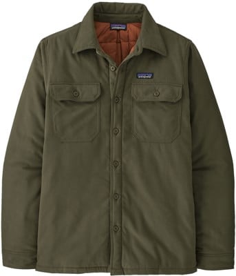 Patagonia Insulated Organic Cotton Fjord Flannel Shirt - basin green - view large