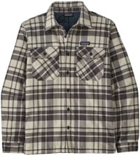 Patagonia Insulated Organic Cotton Fjord Flannel Shirt - ice caps: smolder blue