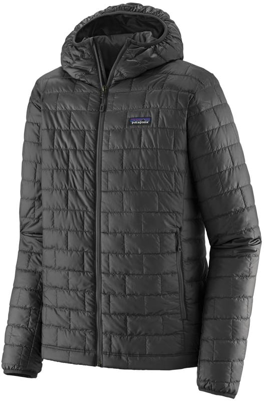 patagonia nano puff hoody jacket - forge grey l