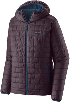 Patagonia Nano Puff Hoody Jacket - obsidian plum - view large