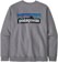Patagonia P-6 Logo Uprisal Crew Sweatshirt - gravel heather - reverse