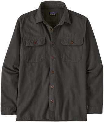 Patagonia Organic Cotton Fjord Flannel Shirt - forge grey - view large
