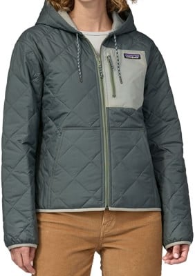 Patagonia Women's Diamond Quilt Bomber Hoody Jacket - view large