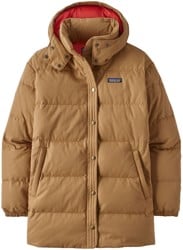 Patagonia Women's Cotton Down Parka Jacket - nest brown