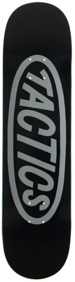 Tactics Big Oval Logo Skateboard Deck - black - view large