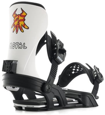 Bent Metal Axtion Snowboard Bindings 2024 - (forest bailey) black/white - view large
