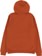 Tactics Trademark Supply Hoodie - burnt orange - reverse