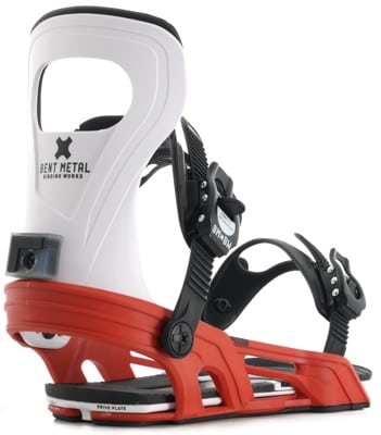 Bent Metal Bolt Snowboard Bindings 2024 - white/red - view large