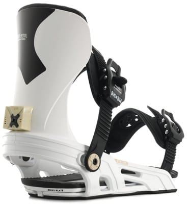 Bent Metal Women's Stylist Snowboard Bindings 2024 - white - view large