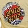Santa Cruz Women's Crane Dot T-Shirt - golden sponge - reverse detail