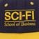 Sci-Fi Fantasy School Of Business Snapback Hat - navy/yellow - front detail