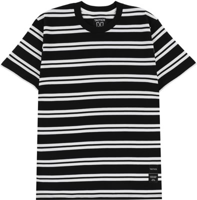 Tactics Trademark Supply T-Shirt - black/white stripe - view large