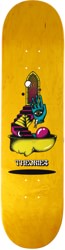 Theories Free Your Mind 8.0 Skateboard Deck - yellow