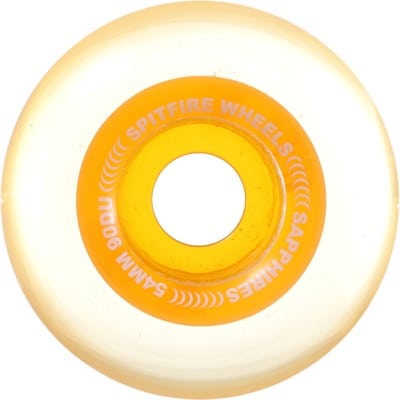 Spitfire Sapphires Radial Cruiser Skateboard Wheels - clear/orange (90d) - view large