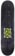 Krooked Flowers Emboss 8.25 Skateboard Deck - black