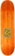 Krooked Flowers Emboss 8.25 Skateboard Deck - orange
