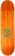 Krooked Flowers Emboss 8.25 Skateboard Deck - orange