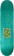 Krooked Flowers Emboss 8.25 Skateboard Deck - teal