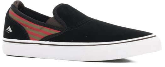 Emerica Wino G6 Slip-On Shoes - (braden hoban) black/olive/red - view large