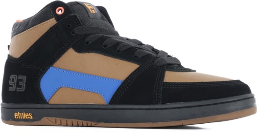 Etnies MC Rap Hi Skate Shoes - (scott stevens) black/brown - view large