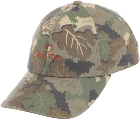 Brixton Alpha LP Strapback Hat - leaf camo - view large