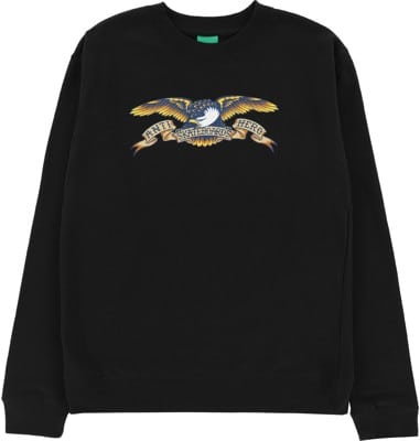 Anti-Hero Eagle Crew Sweatshirt - black/blue multi-color - view large