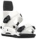 Ride C-6 Snowboard Bindings (2024 Closeout) - white - reverse