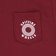 Spitfire Hollow Classic Pocket T-Shirt - maroon/white - front detail