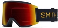 Smith Squad XL ChromaPop Goggles + Bonus Lens - midnight slash/sun red mirror + storm rose flash lens