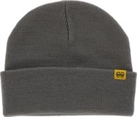 Krooked Eyes Clip Beanie - grey/yellow