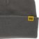 Krooked Eyes Clip Beanie - grey/yellow - front detail