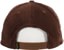 Krooked Shmoo Snapback Hat - brown/gold - reverse