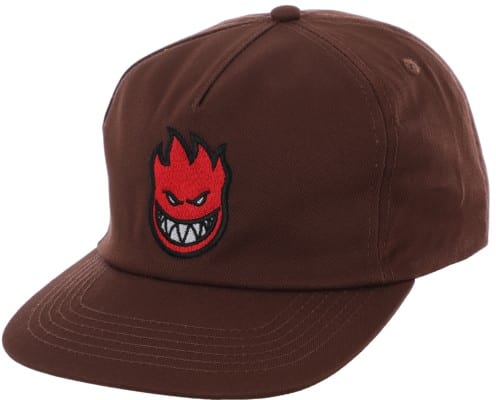 Spitfire Bighead Fill Snapback Hat - brown/red - view large