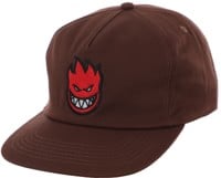 Spitfire Bighead Fill Snapback Hat - brown/red