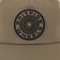 Spitfire Classic 87' Swirl Patch Snapback Hat - tan/black - front detail