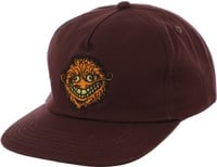 Anti-Hero Grimple Snapback Hat - espresso