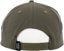 Anti-Hero Basic Pigeon Round Snapback Hat - sage/yellow - reverse