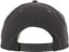 Krooked Style Snapback Hat - charcoal/black - reverse