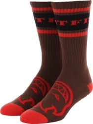 Spitfire Classic 87' Bighead Sock - brown/red/black