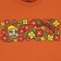 Krooked Sweatpants T-Shirt - texas orange - front detail