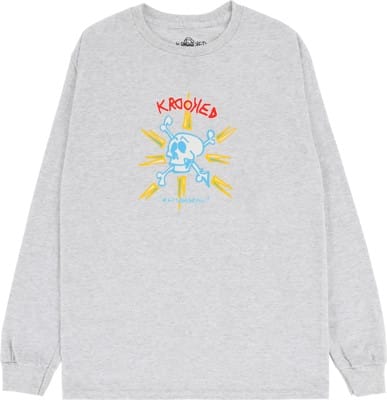 Krooked Style L/S T-Shirt - ash - view large