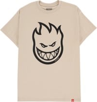 Spitfire Bighead T-Shirt - sand/black print