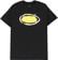 Real Natas Oval T-Shirt - black/yellow