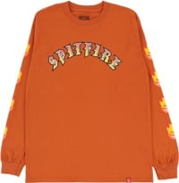 Spitfire Old E Bighead Fill Sleeve L/S T-Shirt - texas orange/gold-red