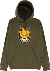 Spitfire Bighead Fill Hoodie - army/gold-black