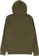 Spitfire Bighead Fill Hoodie - army/gold-black - reverse