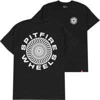 Spitfire Classic 87' Swirl T-Shirt - black/white